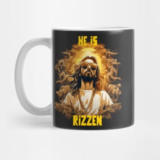 He is rizzen Mug